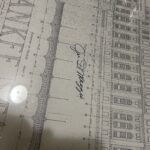 Joe DiMaggio Autographed Yankee Stadium Blue Print