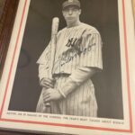 Joe DiMaggio beckett authenticated autograph